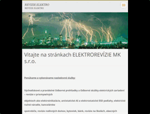 Tablet Screenshot of elektro-revizie.com